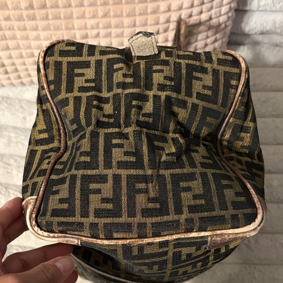 Fendi Monogram Black and Brown Duffel Bag - Picture 5 of 16